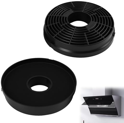 2 Pcs Carbon Filter for Lamona HJA2480 HJA2908 LAM2401 Cooker Hood Extractor Vent Fan, Recirculating Charcoal Filters Replacement For Kitchen Ventilation, Carbon Filter Extractor Fan
