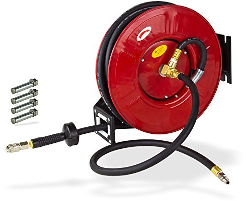Druckluft Schlauchtrommel Schlauchaufroller Schlauchbox Druckluftschlauch 15 m
