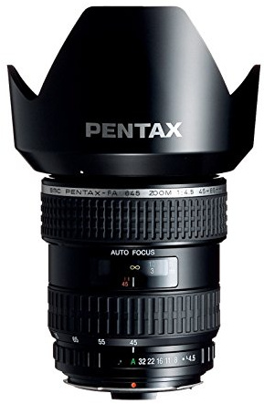 Pentax smc FA 645 45-85mm F4.5 Objectif Noir