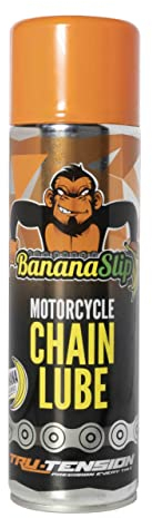 Tru-Tension | BananaSlip Motorcycle Chain Lube | Motorbike Anti-Fling Lubricant | 500ml