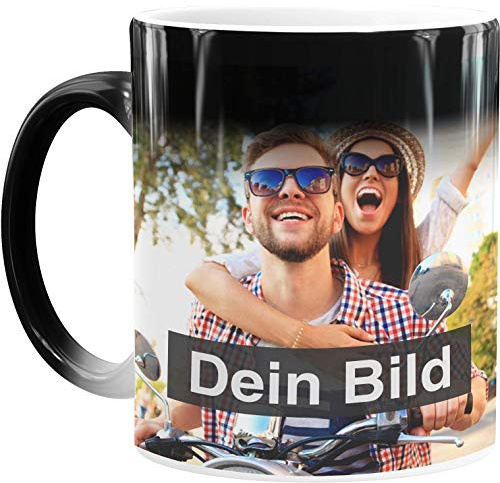 MoonWorks® Zaubertasse mit Foto Farbwechsel personalisierte Foto-Tasse 2-seiten unisize