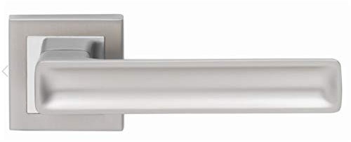 AZERODESIGN - Manillas Puertas Interior- Manetas Puertas Interior Casa- Juego Manillas Puerta Madera- Zamac -Juego Manivela 5x24-Largo13cm (PLACA LARGA)