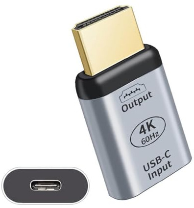 xiwai Adattatore USB 3.1 USB-C a HDMI Tipo C Sorgente USB femmina a HDMI maschio Sink HDTV Multiport Converter 4K 1080p 60hz Compatibile con TV, display, proiettore, tablet, telefono, laptop