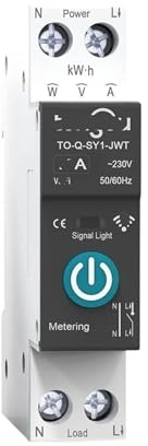 Interruttore automatico con contabilizzazione su guida DIN 1P 50A 63A(SY1 with metering,16A)