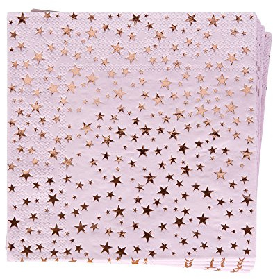 Neviti 773451 Papierservietten, Pink/Roségold