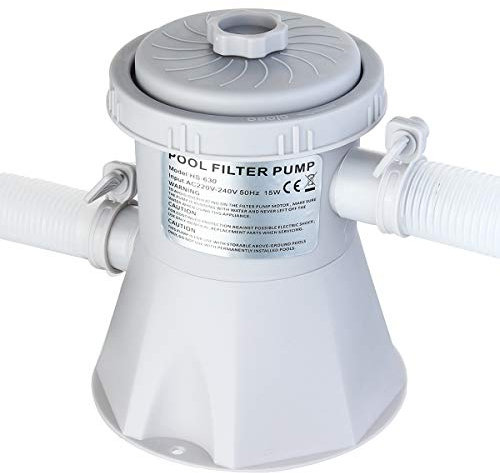 TuToy Pompa Per Acqua Di Ricircolo Per Piscina Con Filtro A Cartuccia 220V Per Piscina Da 220G