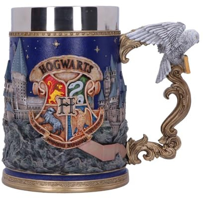 Nemesis Now Officially Licensed Harry Potter Hogwarts Collectible Tankard 15.5cm Blue