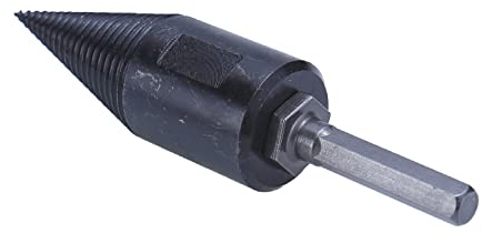 1PC Drill Bit Chop Wood Splitting Tool Spaccalegna a cono Spaccalegna Rompitrice per legno Breaker Chopper per legna da ardere,Esagonale 32mm