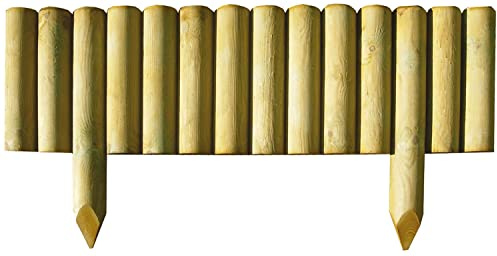Briconess.com Bordura staccionata 100x50 cm in legno di pino impregnate LASA Vampiro