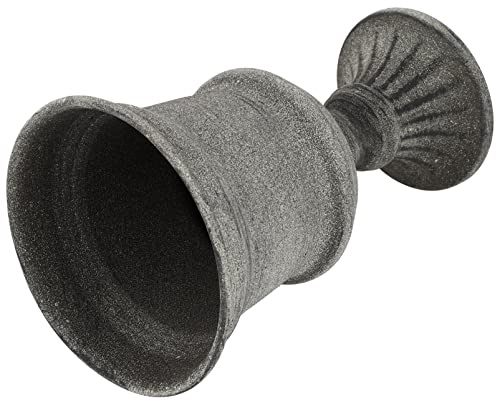 Metall Stück Eisen Blumenvase für Blumenarrangements aus 1 | Geeignet für Frische und Getrocknete Blumen, Schlichtes Design, Stabiler Stand