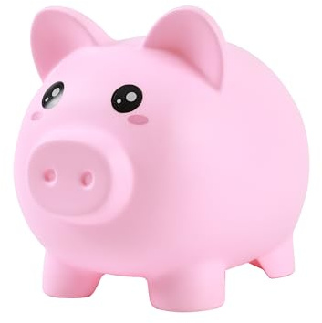 I-TOTAL® - Hucha Divertida Decorativa/Monedero de plástico Resistente (Pig)