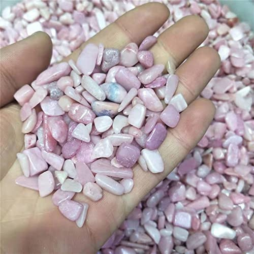 BIANMTSW Cristal Naturel 200G, décoration Feng Shui Naturelle, Opale Rose, Pierre roulée, Gravier de Cristal 7MM-9MM Collections de la Maison
