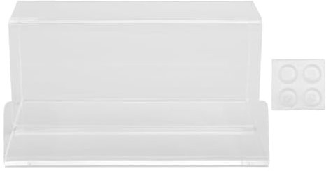 SUNFECILI Vinyl-Schallplattenständer, Acryl-Halter, Retro-Alben, Plattenspieler, Dekoration für Liebhaber, Vinyl-Schallplattenhalter für Alben, Rack-Organizer, Schallplatten-Display(Transparent)