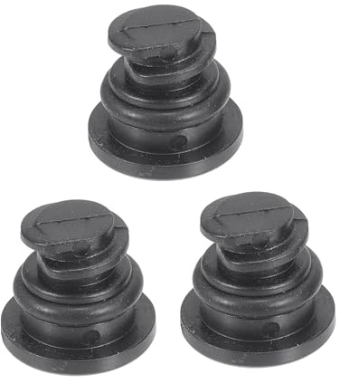 Partuto Tapón De Drenaje De Aceite De Rosca De Bandeja De Reparación No.06L103801 Tuerca De Drenaje De Cárter De Aceite Perno De Drenaje Para Audi A3 2015-2020 Plástico Negro 3 Unidades