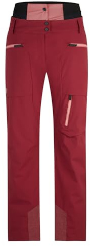 Ziener Damen RANVA Ski-Hose/Freeride | PFC frei, Wolle, wattiert, Berry, M
