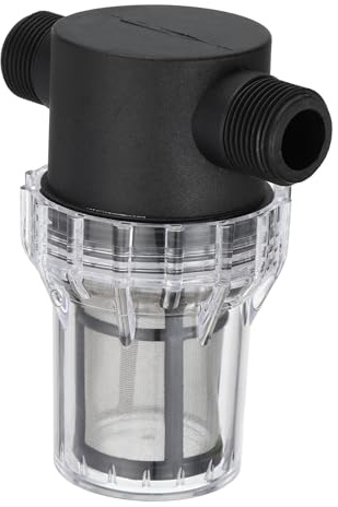 PATIKIL 3/4 Inch Male In-Line Strainer with 80 Mesh Stainless Steel Filter Screen Water Pump Filter for Garden Irrigation Pressure Washer Inlet