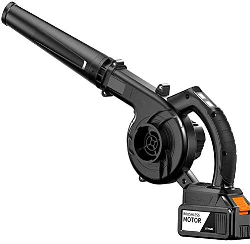 OZBME Blowers Convenient Electric Leaf Blower, Vacuum Cordless Garden Blower 2-Speed Lightweight Perfect With Household Work For Garden Suitable For Outdoor TDF (Black Battery*1)