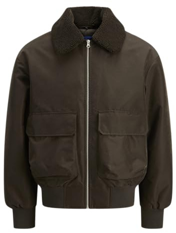 JACK & JONES herr Jorinwood bomberjacka, chokladtårta, m, Choklad tårta, M