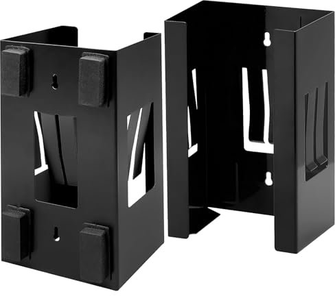 2 Pcs Magnetic Glove Dispenser Holder, Wall Mount Tissue Boxes Holders for Disposal Gloves Wipes,Tool Cart Accessory, 8 LBS Capacity, Black Glove Holder for Hospital Kitchen Workshop Garage Office