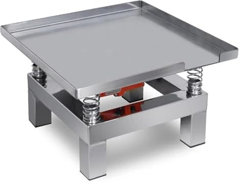 Vibrateur à plaque Plate en béton électrique Table vibrante, Table vibrante en béton banc d’essai de Vibration bloc d’essai plate-forme de Vibration Mini Table de Vibration 3000rpm,35x35x22cm