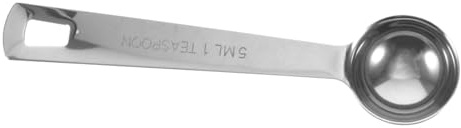 Alipis Cuillère à Mesurer En Acier Inoxydable 5ml Cuillère Doseuse D'assaisonnement Ustensile Cuisine Pratique Et Légère Pâtisserie Rangement Facile