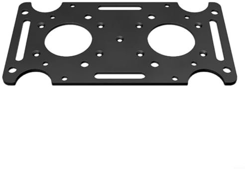 CNANRNANC Placa adaptadora de soporte de montaje de buzón de metal para postes de madera de 4 x 4 y postes huecos con accesorios de instalación