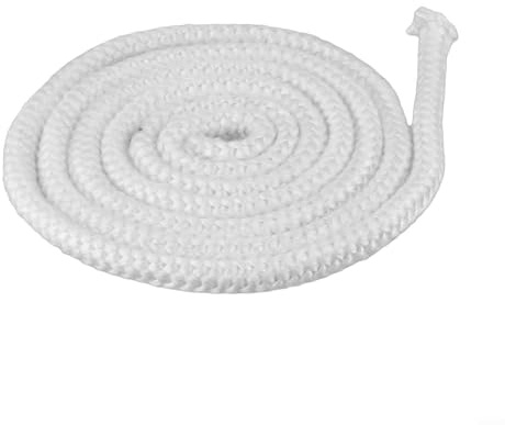 Joint de corde en fibre de verre pour poêles à bois et granulés de 2 mètres de long pour une étanchéité efficace des portes (10 mm)