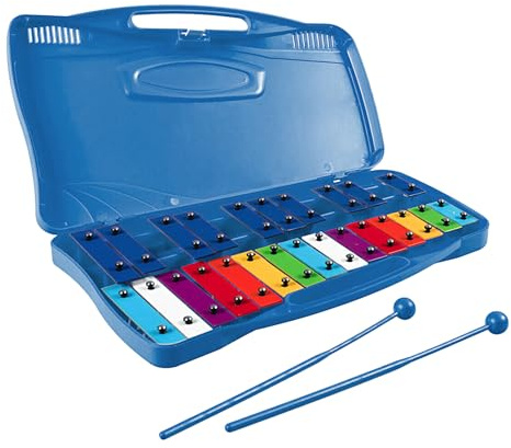 Professionelles Xylophon, chromatisches Glockenspiel, professionelles Xylophon mit 25 Noten, Xylophon mit 25 Noten, musikalisches Lernspielzeug für Geburtstag, Ostern, Thanksgiving,
