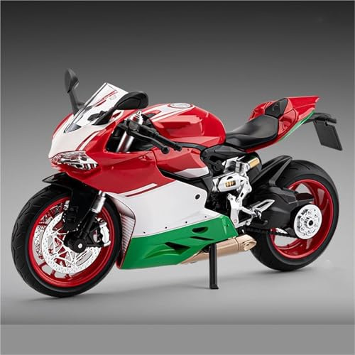 För 1199 Panigale Legering Motorcykelmodell Dö Metall Motorcykelmodell Ornament Barnleksaker Presenter 1:12