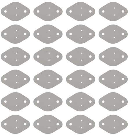 eMagTech 100 almohadillas aislantes de silicona térmica TO-3 de 43 x 30 x 0,3 mm, compatibles con 2N3055 MJ2955