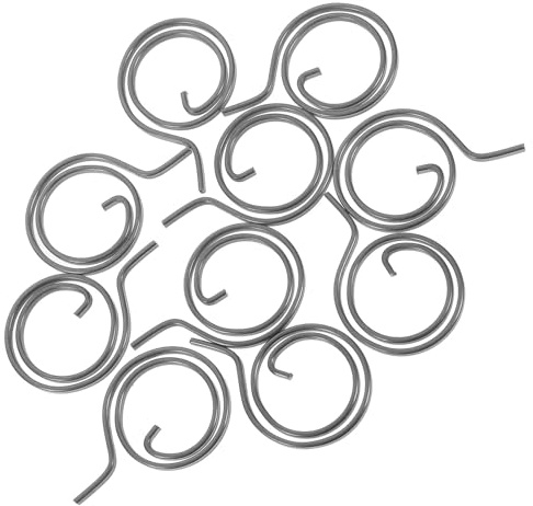 Générique 10 Ressorts en Fer pour Serrure de Porte Antivol Ressorts de Verrouillage pour Porte de Chambre en Vrac pour Remplacement Lot de 10 Pièces et Grange