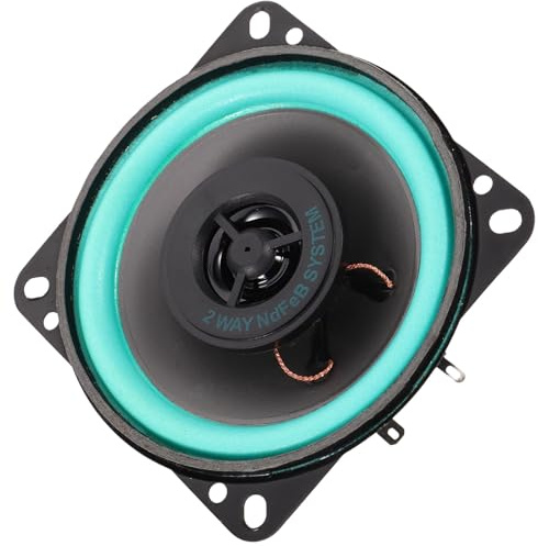 PAMINGONO Altoparlante Audio per Auto a Gamma Completa 4 Ohm 4 Pollici 100w Resistente All’umidità per Portiere Anteriori Suono Stereo Full-range per Impianti Audio Auto Compact