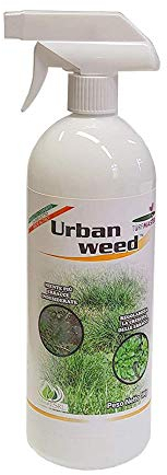 Turfmaster Urban Weed – Disseccante Spray, 1L Eco-SOSTENIBILE per la rimozione Naturale di Erbacce, muschio e vegetazione indesiderata, Senza Bisogno di GLIFOSATE o DISERBANTI, Pronto all’Uso