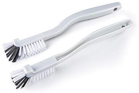 GTOTd Cleaning Brushes Kitchen Scrub Brush (2 pack) Bathroom Brushes Bottle Cleaning Brush with The 90°AngleBrush Design Cleanin Product for Home
