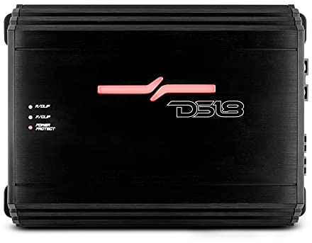 DS18 ZR800.4D Car Amplifier Class D 4-Channel Stereo Full Range Amp 3600 Watts Peak Power - Adjustable Frequency High/Low Pass Setting - Guaranteed to Supercharge Your Car Audio Sound System