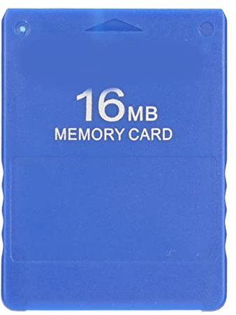 McBoot FMCB V1.966 Speicherkarte Hochgeschwindigkeits-16-MB-Spiele-Speicherkarte für Playstation2 Standard- und Slim-Line-Version, Plug-and-Play-Laufwerk, Kostenlose (Blau)