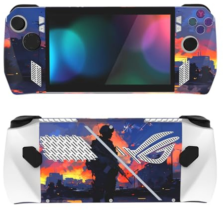 PlayVital 2 Set Skin Sticker für ROG Ally Handheld Konsole, individuelle Aufkleber aus Vinyl-Heldenhafte Entscheidung