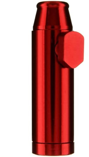 iSnuff Travel Storage Box Spice Dispenser Bullet Style (Red)