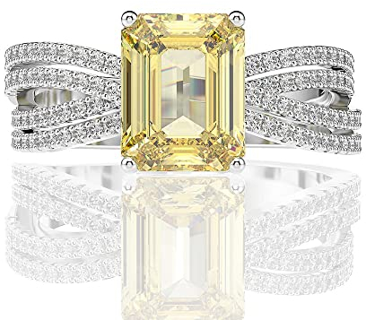 925 Sterling Silber 1,25 Karat ovaler Moissanit-Edelstein, Diamanten, Hochzeit, Verlobungsring, edler Schmuck