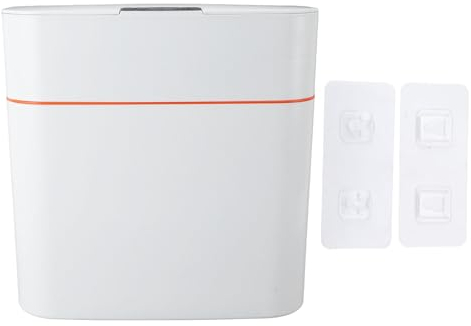 Poubelle Intelligente Suspendue, Poubelle Murale de Grande capacité de 15 L, Détection Intelligente, Ouverture et Fermeture Automatique, Poubelles avec étanchéité IPX5, pour