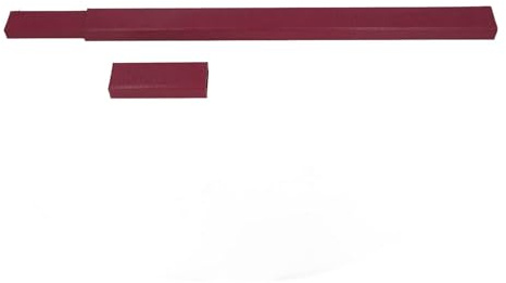 Custodia per per Violino Custodia Rigida in Cartone Morbido Interno in Velluto Estraibile Scatola Protettiva per per Violoncello Viola Violino (Rosso)