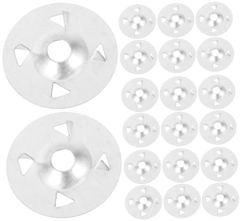 Uonlytech Arandelas Metálicas Uso Interior y Exterior Tablero Aislante de Espuma para Fijación de Techo 100 de Hierro