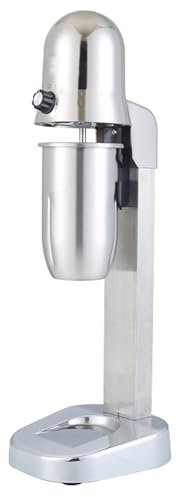 Frullatore Elettrico per Frappè, Frullatore Automatico Professionale, Macchina per la Schiuma, Acciaio Inox, Velocità 18000 Giri/Min, Mixer per Bevande Al Tè e Malto,B-SingleHead