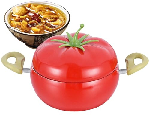 Pentola con coperchio, antiaderente, per frutta e verdura, pentola con coperchio, per piano cottura a induzione, zuppa di latte, zuppa, spaghetti, friggere e cuocere a fuoco lento