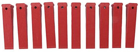 Fermaporta Cuneo Plastica Premium Leggero Compatto Livellamento rapido Per Porte Finestre Bagno 10 Pezzi 17,5 x 3,6 x 3 cm