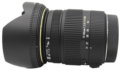 Compatible avec Canon Compatible avec Monture Nikon - Objectif 17-50 mm f/2,8 EX DC OS HSM, Objectif Zoom Standard APS-C(F)