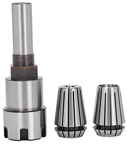 Set di frese per mandrino portapinza da 3 pezzi, utensile per tornio CNC con pinze da 6,5 ​​mm e 13 mm, gambo 1/2 in acciaio rapido per rifilatrice, fresatrice elettrica per