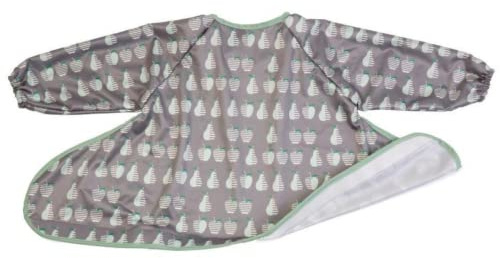Tidy Tot Spare Weaning Bib for Bib & Tray Kit. Coverall Baby Feeding Bib with Sleeves. Attaches to Food Tray. Waterproof Long Sleeved Bibs. Mess Proof Baby Led Weaning Bibs BLW.