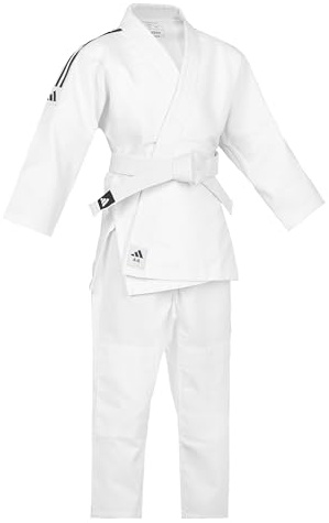 Adidas - J350 - Kimono da Judo - Unisex, bianco, FR: L (Taille Fabricant: 160)