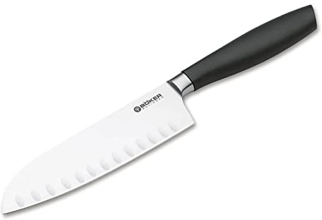 Böker Core Santoku Kochmesser mit Kullen Schwarz